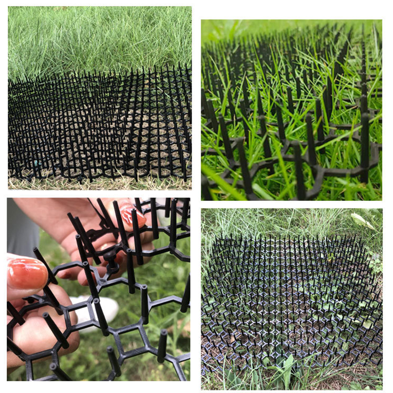 Tuin Kat Scat Matten Anti-Kat Honden En Pest Plastic Prikkeling Strip Netwerk Graven Stopper Tuin Netting Plastic Spike leveranciers
