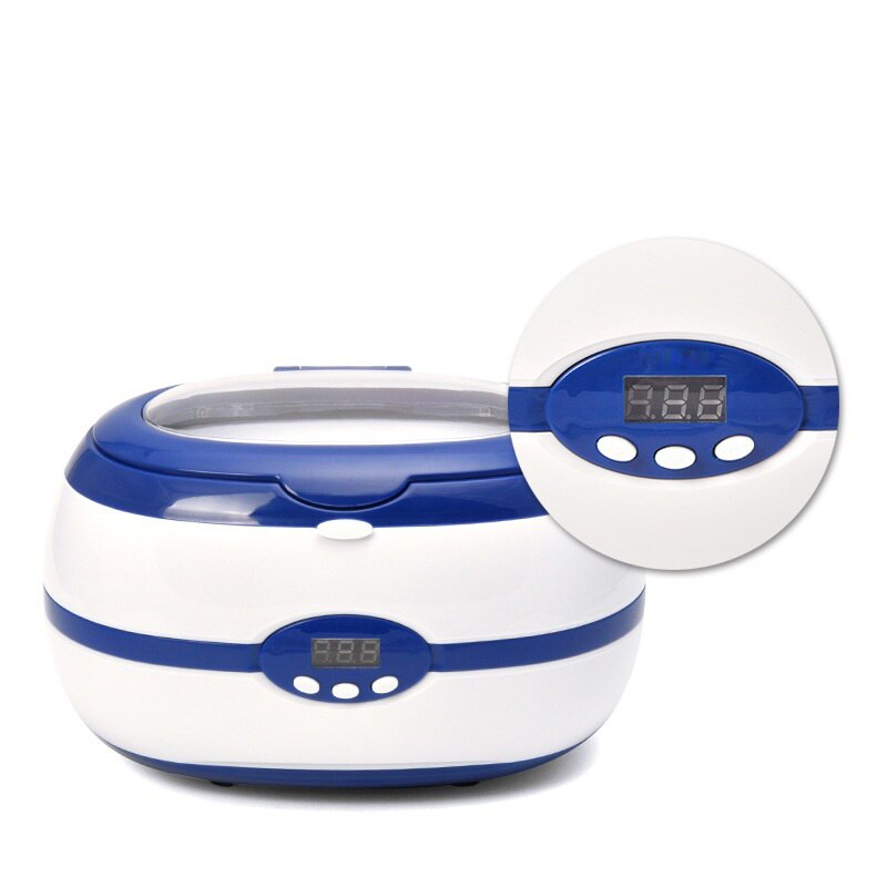 DMWD 600ML Small Ultrasonic Cleaner For Jewelry Glasses Watch Hosehold Shaver Denture Cleaning Machine 220V 5 Gear