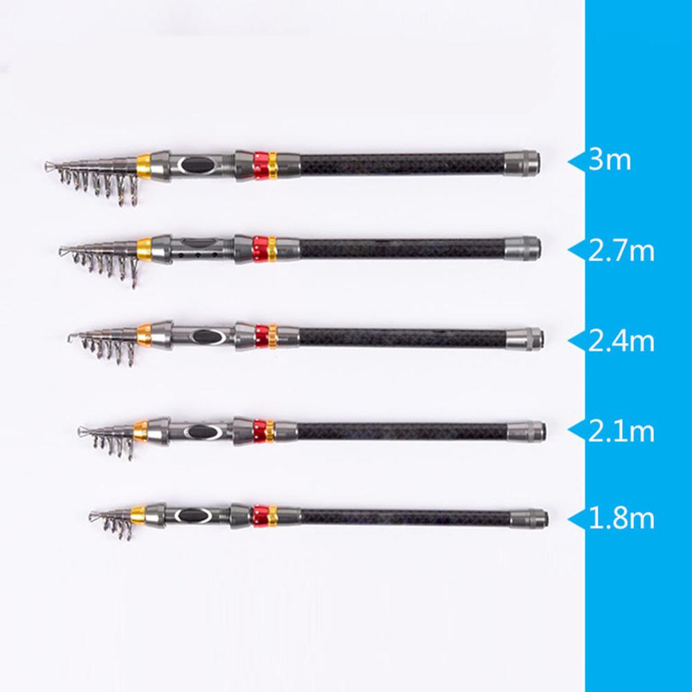 1.8-3.0M High Carbon Portable Telescopic Fishing Rod Carp Fishing Fishing Tackle