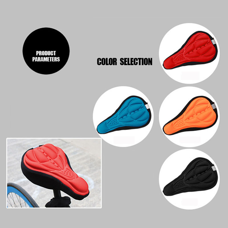 MTB Fahrrad Fahrrad Sitzkissen Radfahren Gel Pad Kissen Abdeckung Fahrrad Sitz Atmungsaktiv Fahrrad Sattel Weiches Verdickt Sitz Kissen