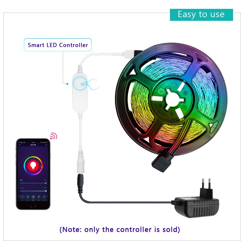 Tuya Wifi Smart Led Controller 4 Pin Rgb Led Strip Licht Contoller 5-24V App Remote Voice Control werken Met Alexa Echo Google