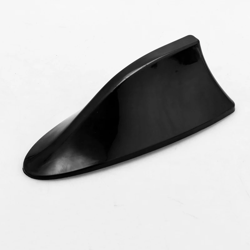 Car Shark Fin Antenna Wireless Aerials Radio FM Signal Receiver Roof Radome Antennas Auto Styling Parts Model for All Car Models: Dark Grey