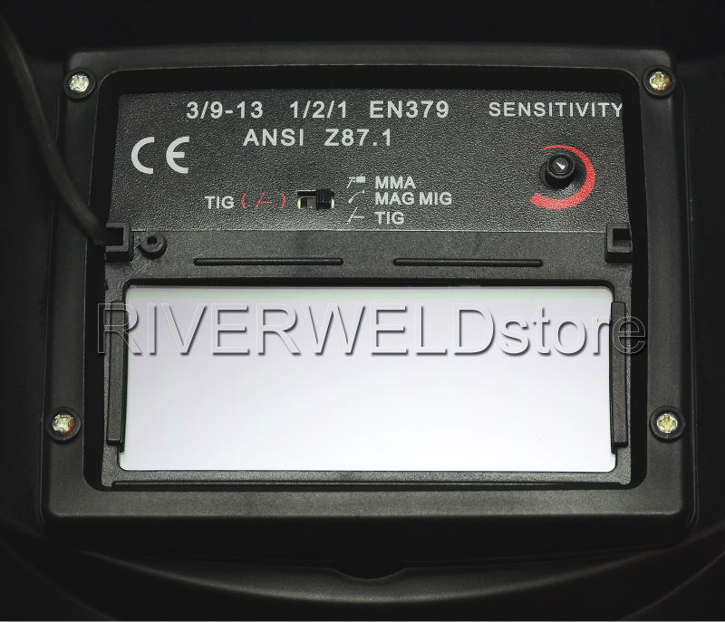 DIN.913 Automatic Welding Helmet Solar Cells& lithium less Than 20Amps TIG Welding Grandado