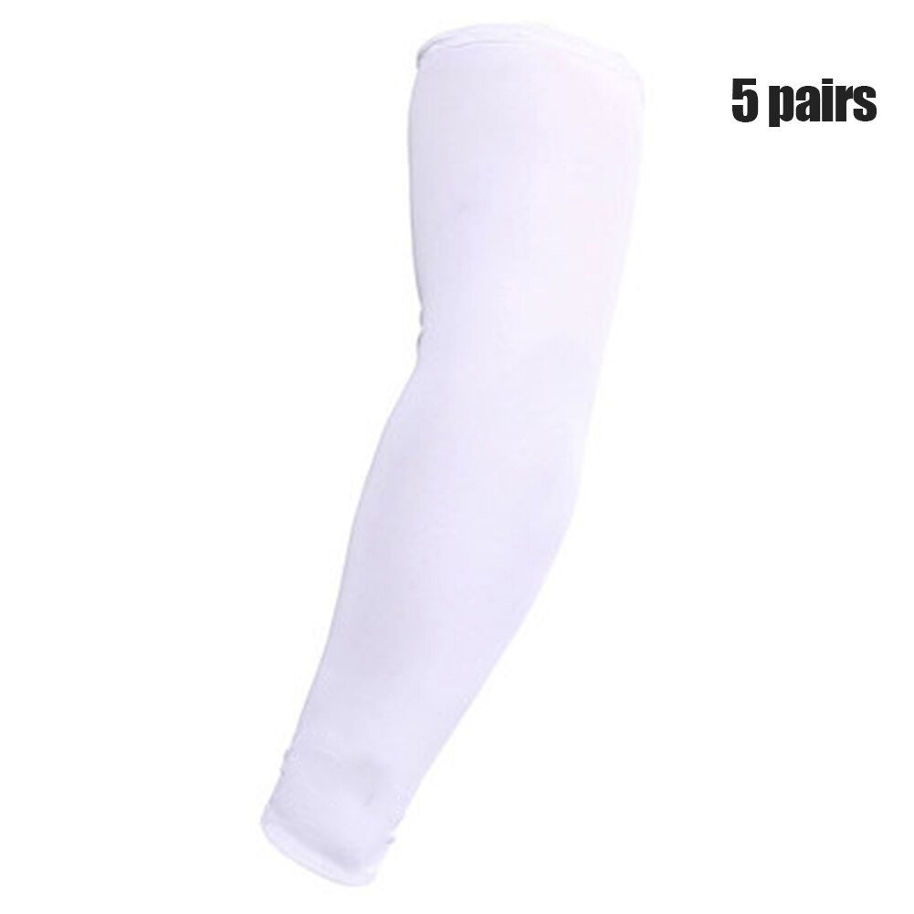 5 Pairs Cooling Arm Sleeves For Men Women – UV Sun Protection, Basketball, Outdoor Sports - View #3