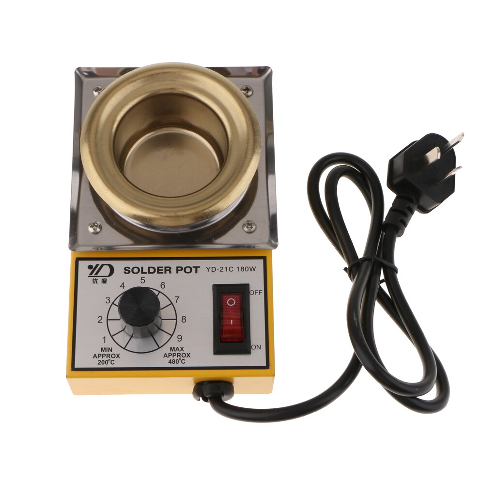YD-11C Stainless Steel Solder Pot Soldering Desoldering Bath for Welding/Soldering 220V 100-580℃