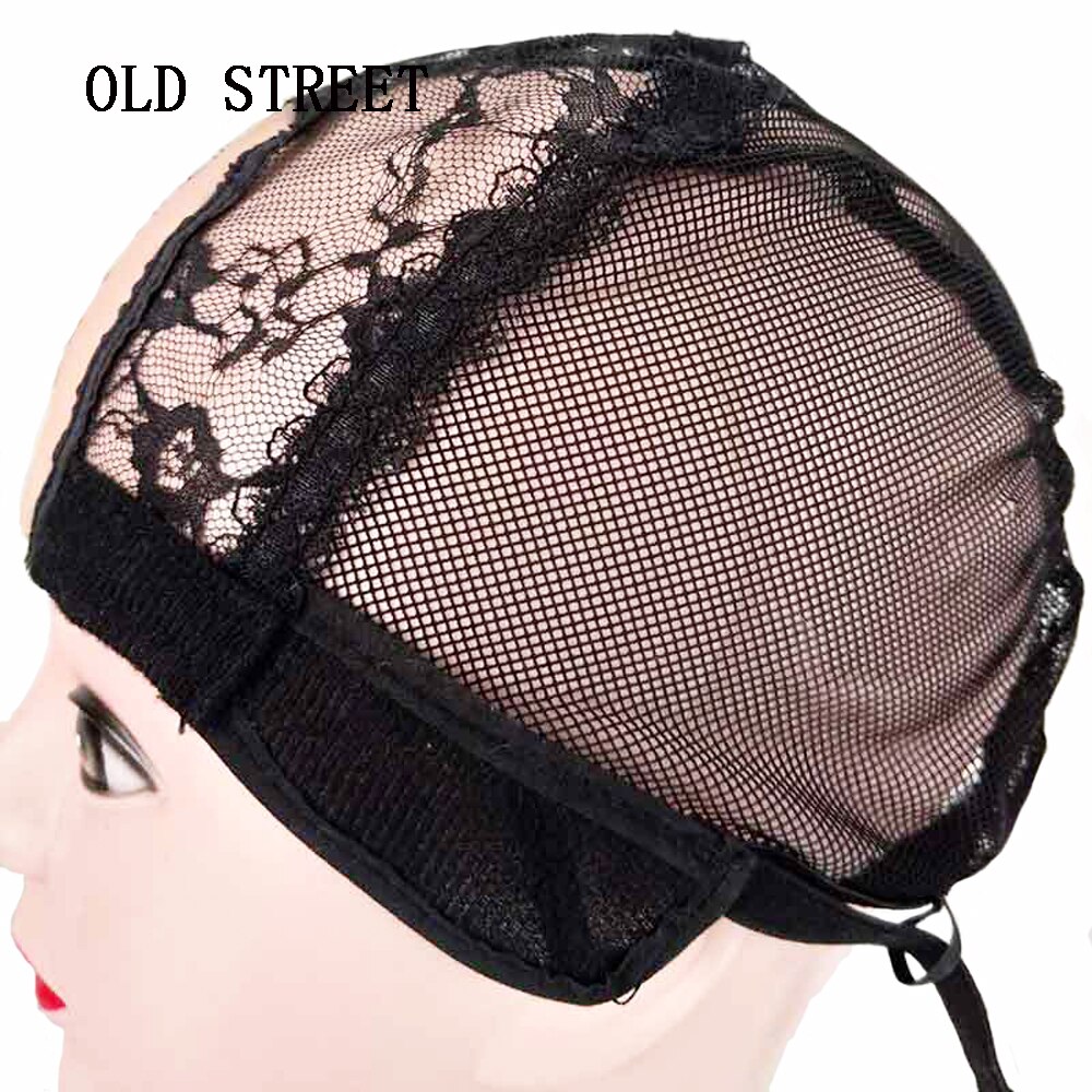 U-part Lace Wig Cap Dome Style Mesh Adustable Wigs Caps for Making Wigs and Combs Black Beige Flexiable Free Size