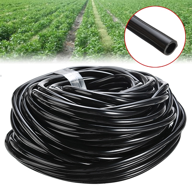 20m 4mm innerdiameter slang trädgårdsvattenväxter blomma mikrobevattningsrör för trädgårdsarbete bevattningsverktyg dropprör vattenslang