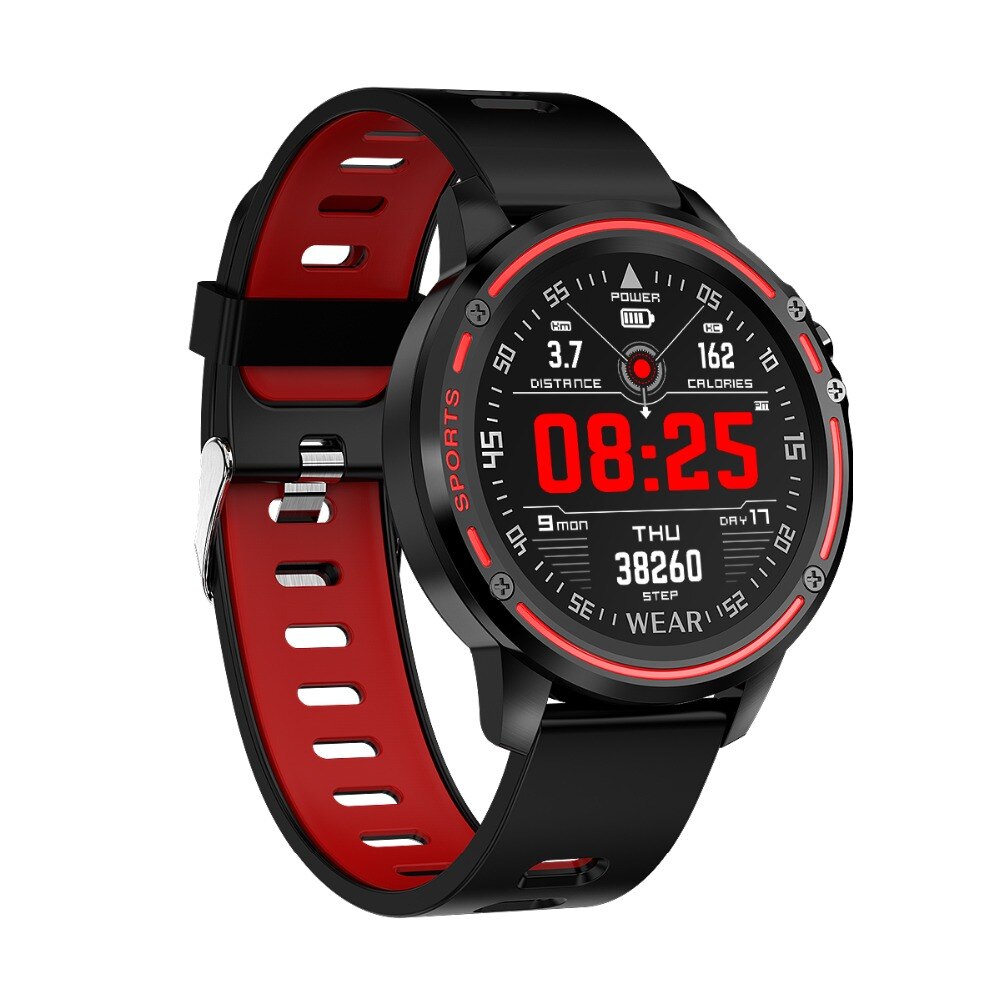 Voor Asus Zenfone Max Pro M2 ZB630KL ZB631KL Max Pro M1 ZB602KL Smart Horloge Mannen Bloeddruk Hartslag Sport fitness Horloges: Red
