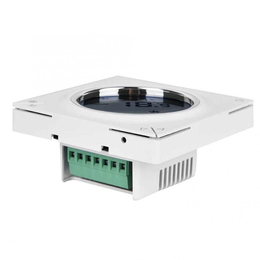 Lcd termostat 806f lcd klimaanlegg viftekonvektor sentral termostat kjøling oppvarming romtemperaturregulator