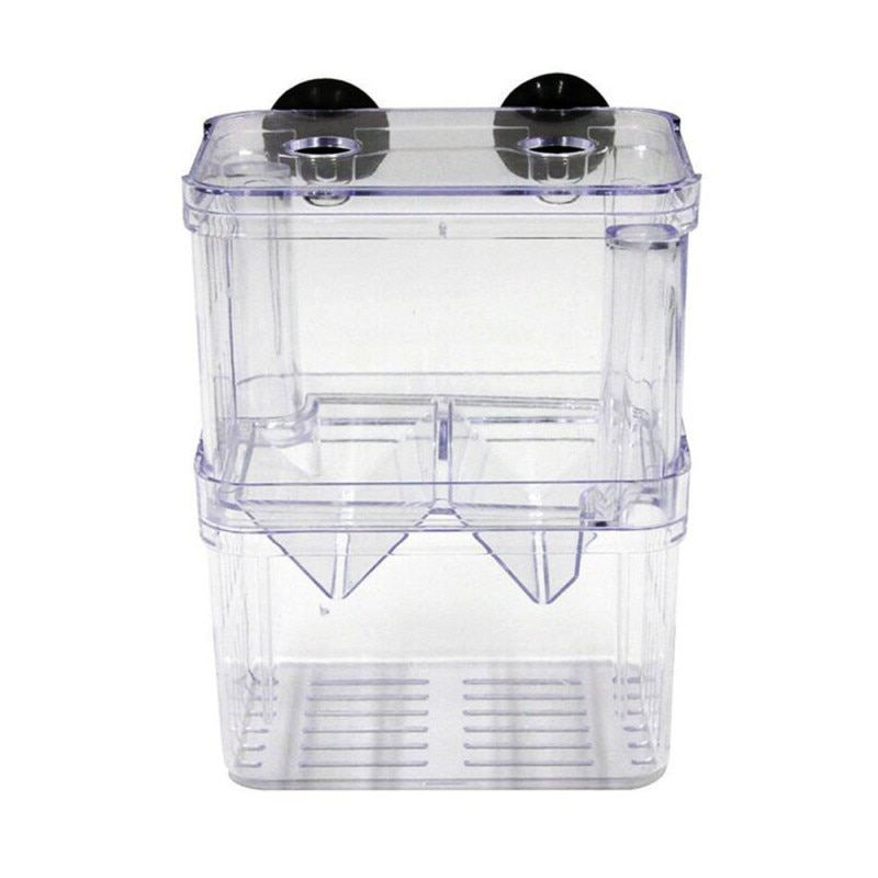 Acuario, caja de cría de peces, acuario para mascotas, Guppy, cría doble, cría, incubación, Splits, tanque de peces, casa de tortuga