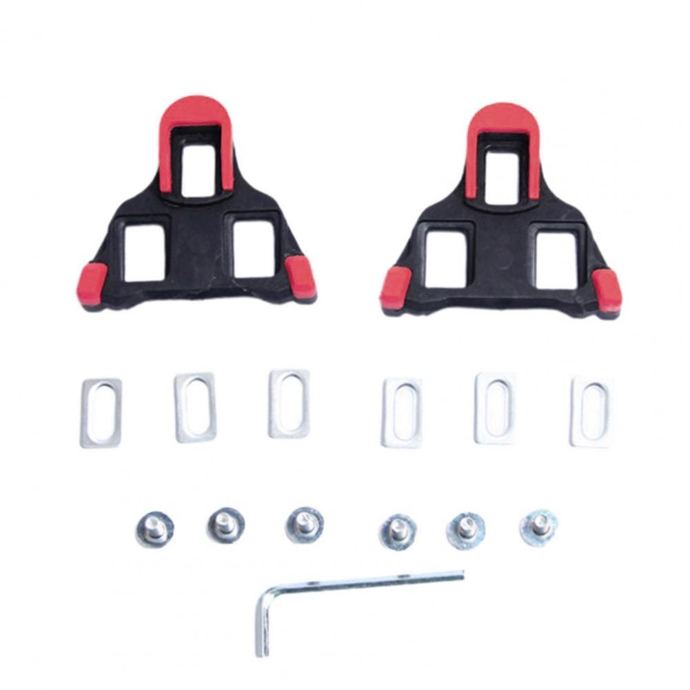 Bike Cleats Compatible Cleat Set for Indoor Cycling Outdoor Road Cycling Mountain Biking: Red