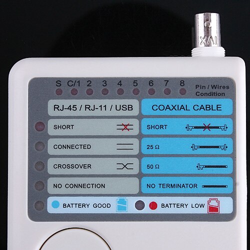 4-In-1 Remote RJ11 RJ45 Usb Bnc Lan Tester Netwerk Kabel Tester Meter Voor Utp Stp Lan kabel Tester Apparaat Machine