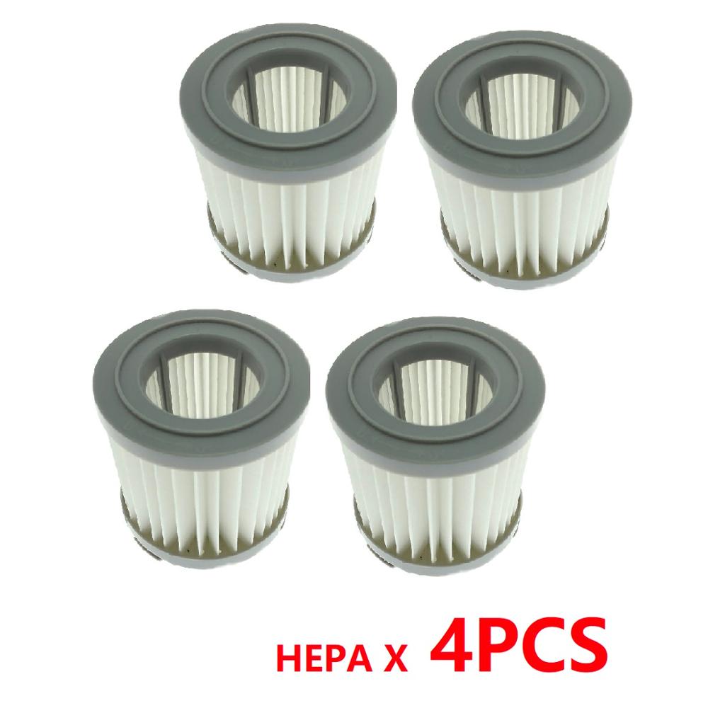 HEPA Filter For Xiaomi LEXY JIMMY JV51 Household Wireless Handheld Vacuum Cleaner Accessories Hepa Filter Roller Brush Parts Kit: HEPA X4