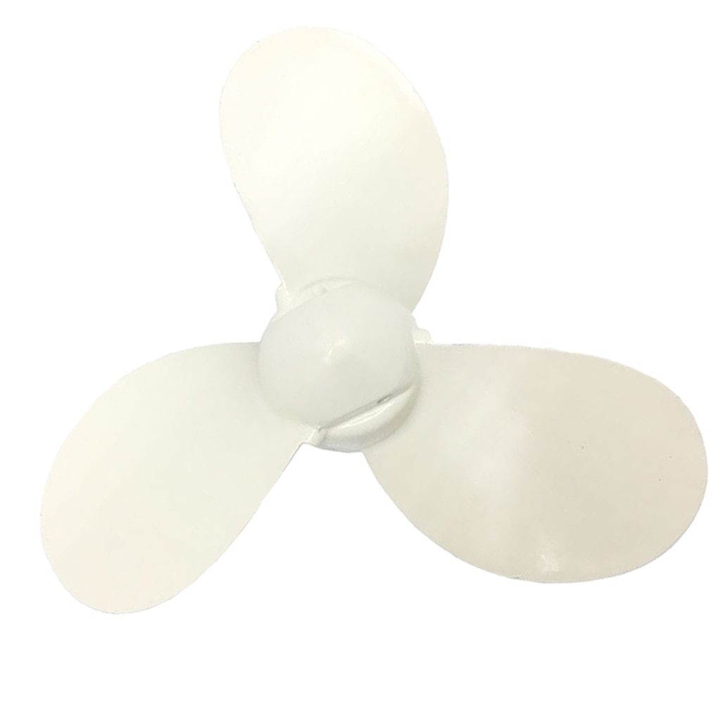 7 1/4 5-A 3-Blade Aluminum Propeller for Hangkai 3.5HP Outboard Motors, White