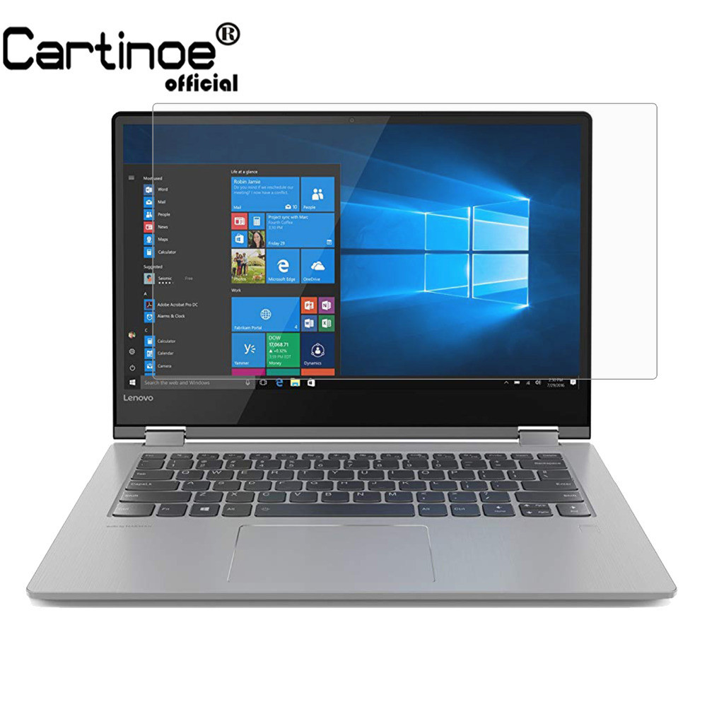 Cartinoe 14 Inch 16:9 Laptop Screen Protector Voor Lenovo Flex 6,5, 4 Laptop Universele Hd Crystal Screen Filter Guard Film, 2 stuks