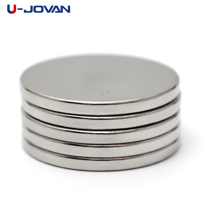 U-JOVAN 5Pcs 20X2 Mm N50 Super Sterke Krachtige Ronde Magneet Ndfeb Zeldzame Aarde Permanente Neodymium Magneten