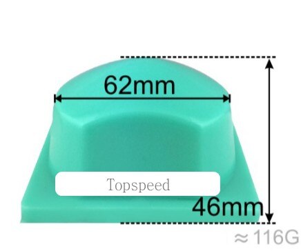 62x48 millimetri pad in gomma di silicone testa per tampografia pad macchina stampante base in legno