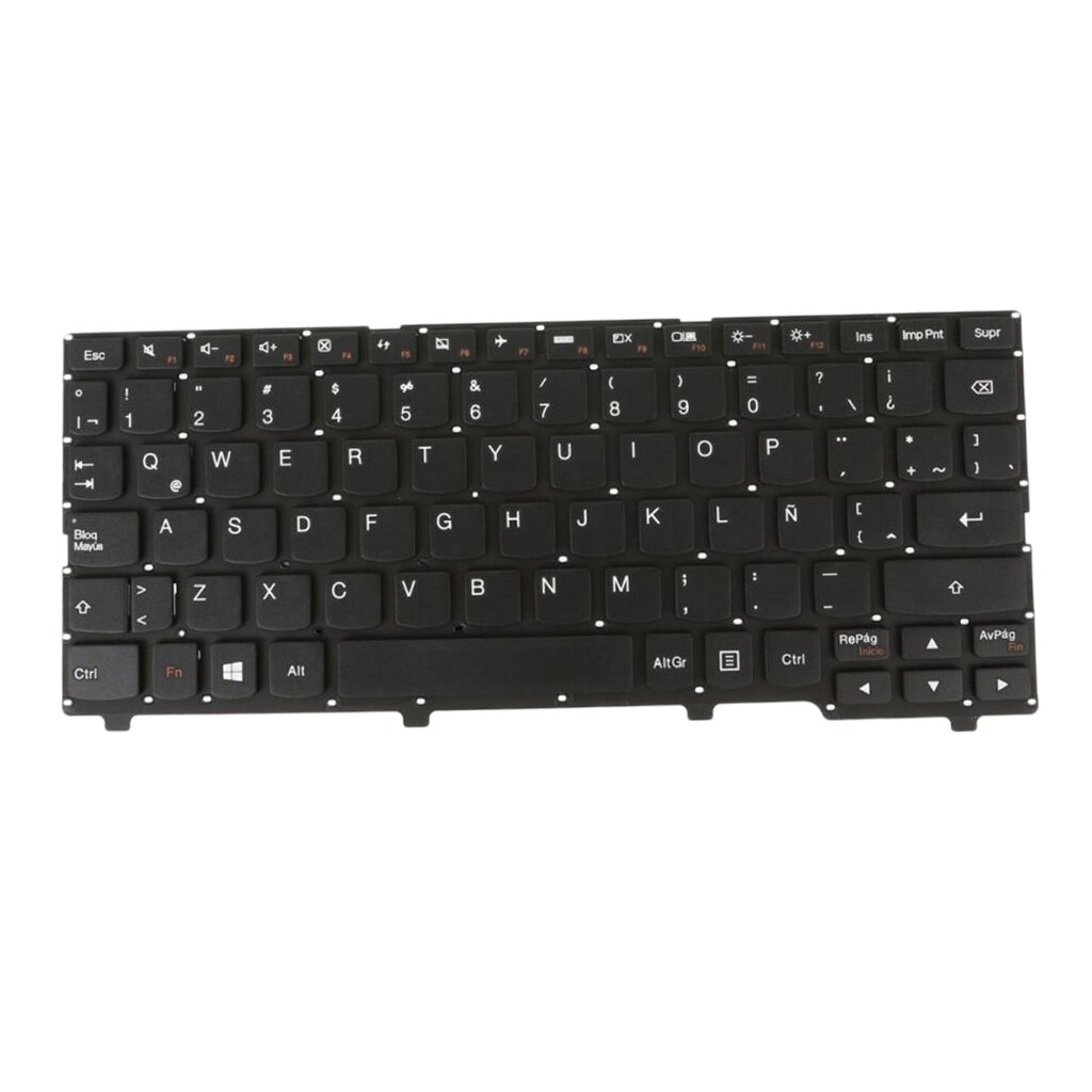 Laptop Keyboard Black Latin Language for Lenovo Ideapad 100S 100S-11IBY Laptop Replacement Keyboards