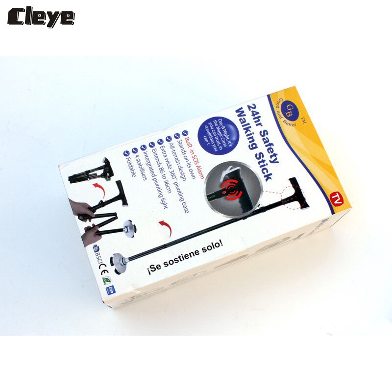 Cleye alt Mann gehen Stock Clever Klapp Ältere Stock Für sterben Ältere Keine Unterhose Lichter Ultra Licht Krücke Für Ich bin ändern Von