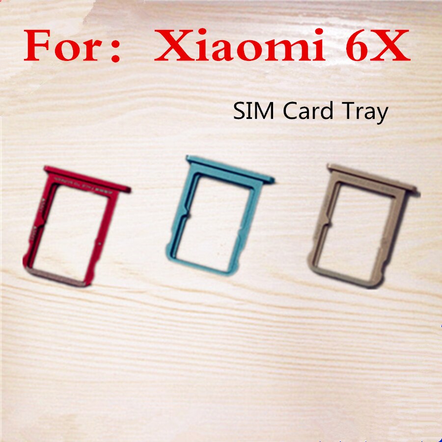 Adattatore supporto Slot per scheda SIM per Xiaomi Mi 6X Micro SD Reader Card Holder riparazione parti di ricambio