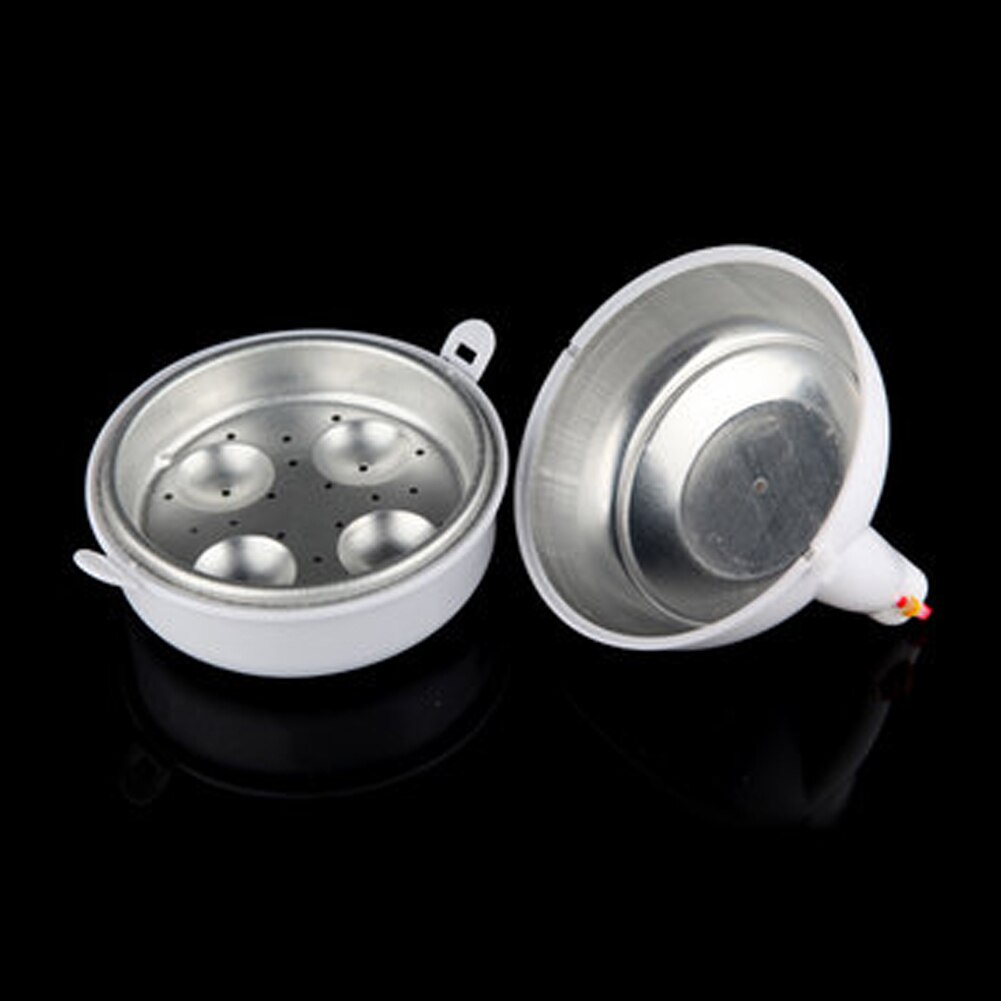 Eierstropers Magnetron Eierkoker voor Gekookte Eieren Snel Gepocheerde Eieren Maker Stroper Cups Gemakkelijk Kook Kleine Eierketel Cup voor Ontbijt Keuken Restaurant