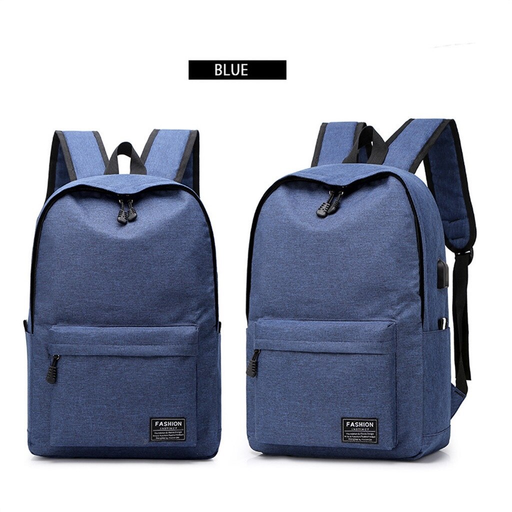 Men Business Laptop Casual Backpack Student Bag Outdoor Travel Backpack With USB Teenagers Men Women Student School Bags @18