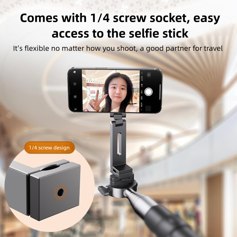 Magnetic Airplane Phone Holder Universal Travel Desk Cell Phone Mount Stand Foldable 360° Rotation Selfie Stick Phone Support