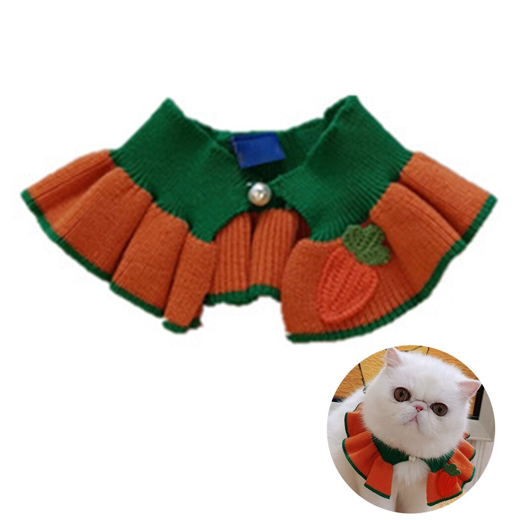 1szt. zwierzę domowe pies Kot śliniaczki pies Bandana śliniaczki szalik Słodkie obroże dla mały psy Neckerchief śliniaczek zwierzęta domowe psy koty Akcesoria: pomarańczowy