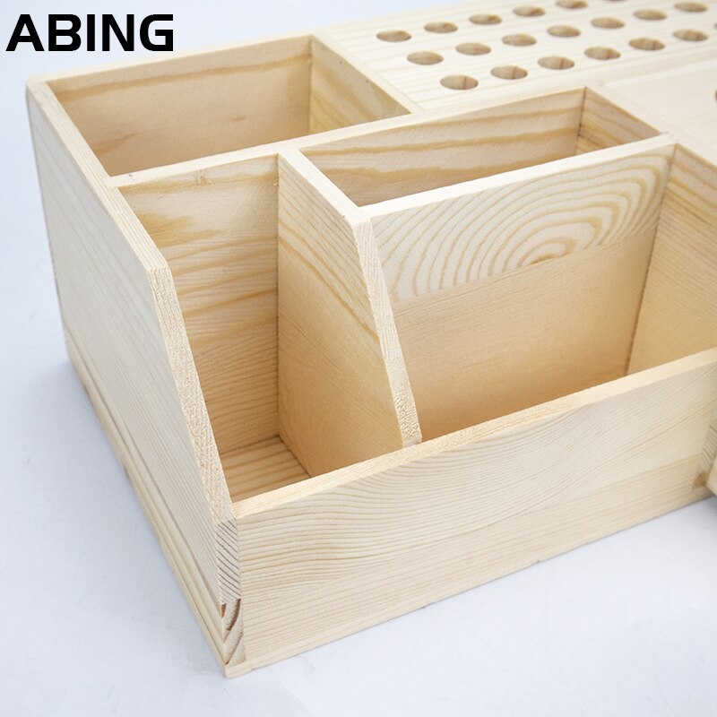 sterben Neueste Multifunktionale Holz Lagerung Kasten Schraubendreher Pinzette Halfter praktisch Reparatur Schreibtisch Lager Werkzeug Teile Kasten