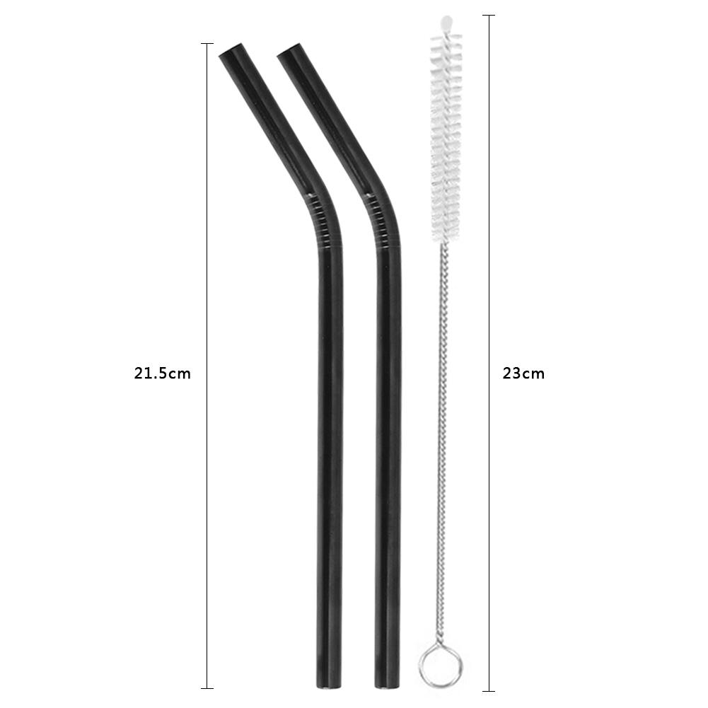 Reusable Drinking Straw Stainless Steel Drinking Tube Straw Bend/Unbend Pipette Suction Pipes Bar Accessories: 01