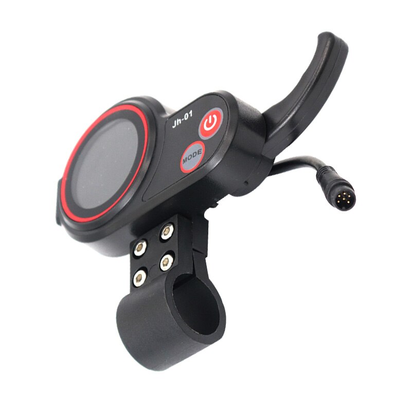 Elektrische Scooter Jh-01 6-Pin Multifunctionele Throttle Schakelaar Met Drie Speed Shift, power Display En Totale Kilometerstand Lcd Meter