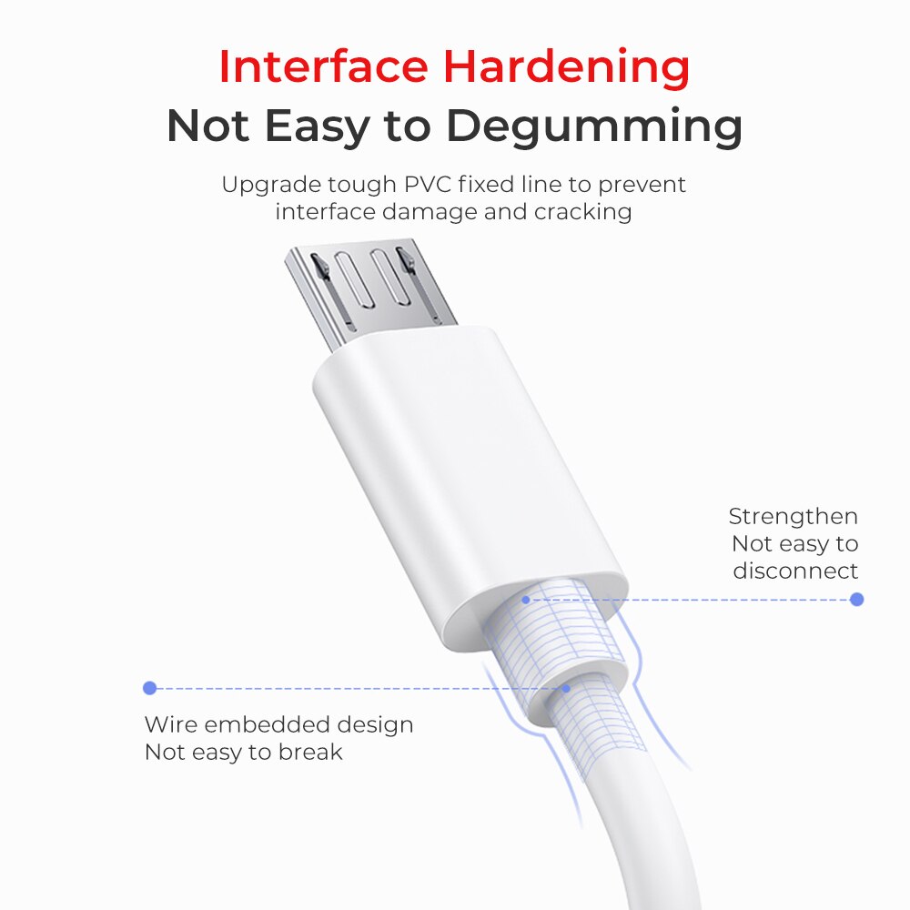 5A 1M micro USB fast mobile phone charger cable used for micro usb fast charging mobile phone Android micro charger data cable