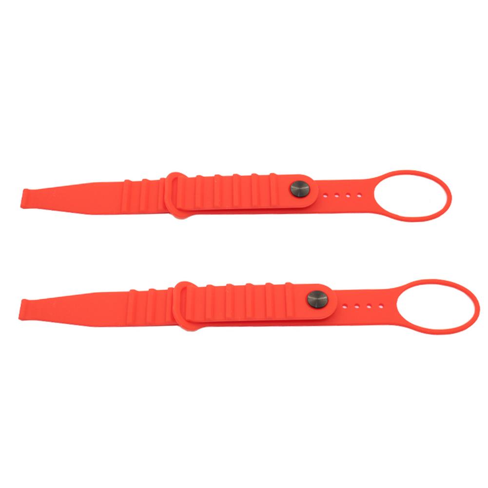 2PCS VR Touch Controller Knuckle Straps For Oculus Quest 2 VR Handle Grip Adjustable Wrist Strap For Oculus Quest 2 Accessories: Red