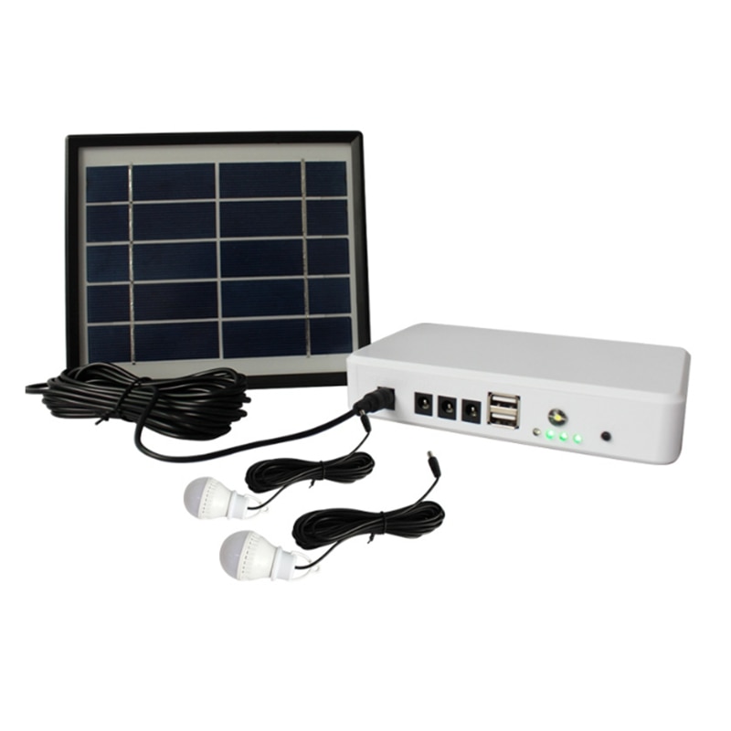 HTHL-Mini Solar Generator System Portable Home Generator Power Solar System: Default Title