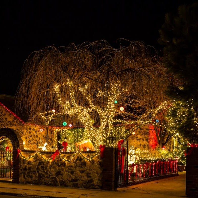 Led julelys utendørs 10m 20m 30m led lysstreng dekorasjon for fest bryllup tre hage krans