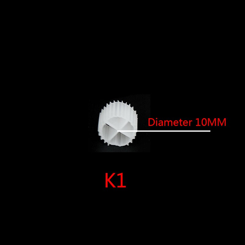 500g/1kg k1 k2 k3 akvarium koi dam plast biokemiske filtermedier fisketank filtermateriale: K1 / 500g