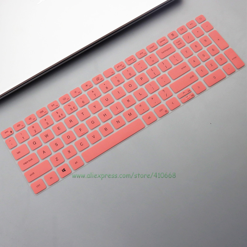 Laptop keyboard Cover Protector Skin For Dell inspiron 15 5510 5515 5518 &amp; DELL inspiron 16 PLUS 7610 DELL Latitude 3520: Pink