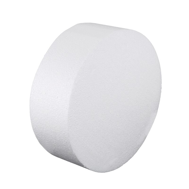 8 Inch Round Cake Dummy, Foam Cake Form (White, 8x4 Inches) | SHEIN A