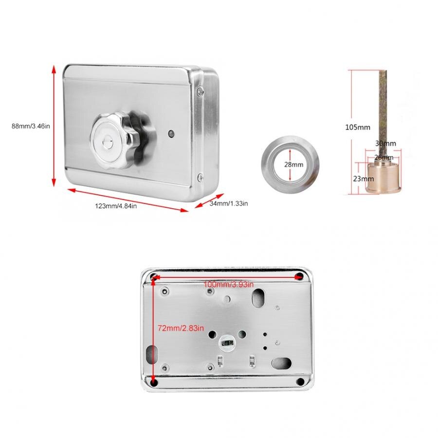 DC12V Knob Magnetic Electromagnetic Intelligent Motor Automatic Access Lock Control System