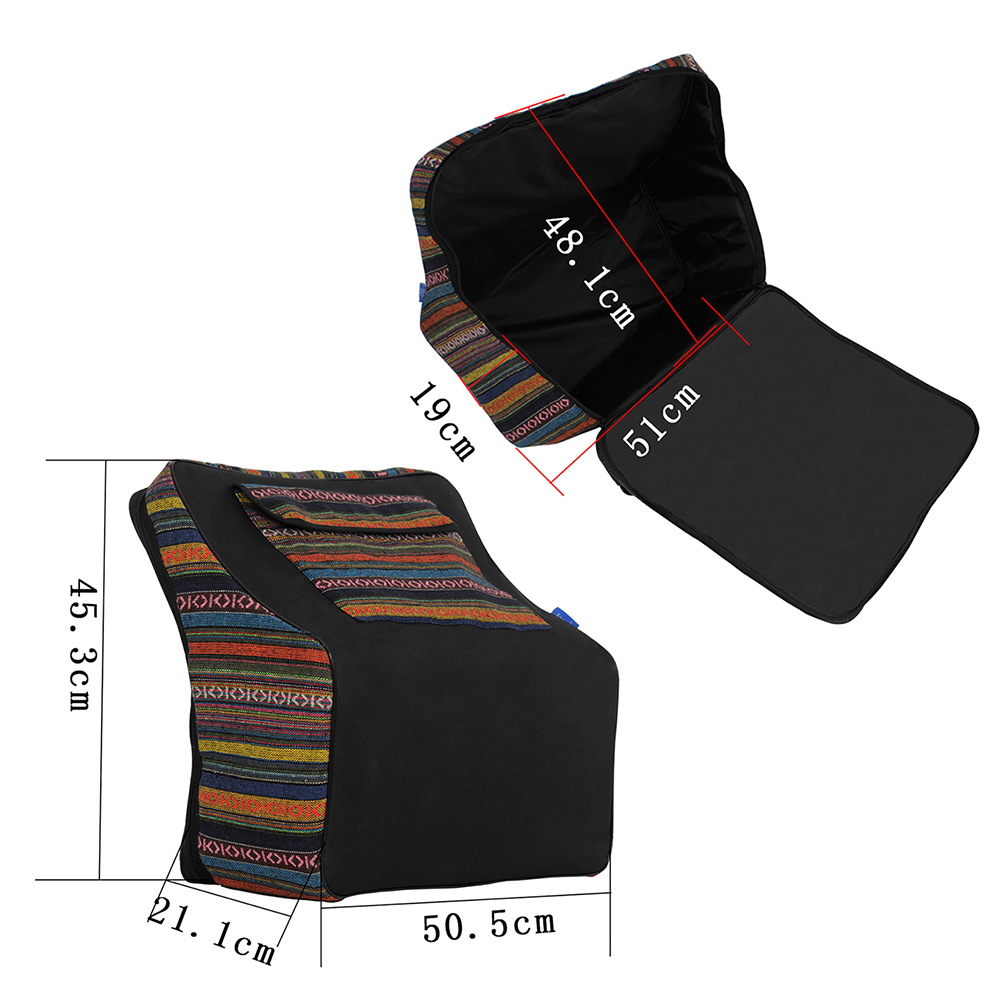 IRIN EN 106 Style National Étui Accordéon Housse pour 48-120 Basse Accordéons Clavier Musical Accessoires
