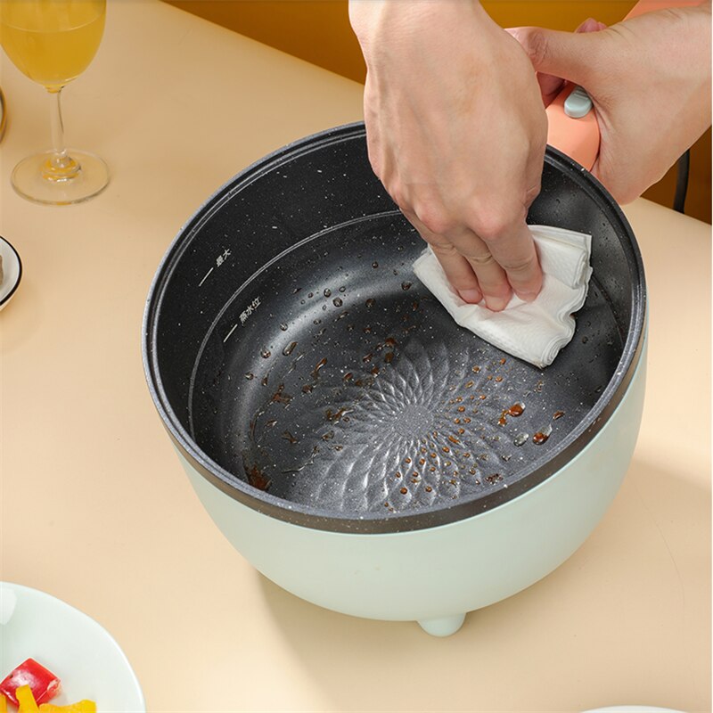 220V Portable Electric Frying Pan Pot Multifunctional Electric Cooking Pot Machine Household Mini Pot Multi Cooker