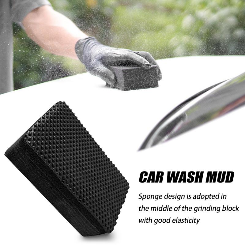 Auto Reinigung Wachs Politur Pad Wasch schlamm Auto Tonne Bar Pad Schwamm Block Reinigung Radiergummi Werkzeuge schwarz Auto Schwamm Auto pflege