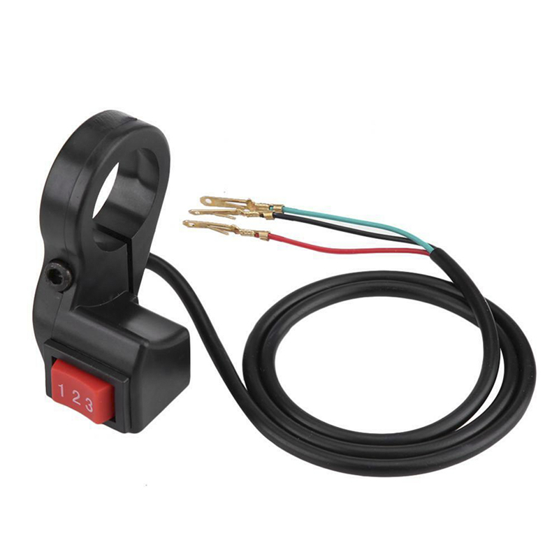 1pc 22mm 7/8in Electric 3 Speed Module Handlebar Switch Shift for Motorcycle Scooter Motorcycle Switch