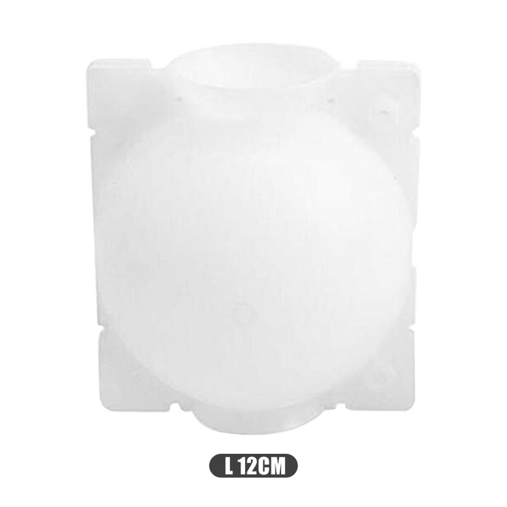 Caja de cultivo para injertos de bolas de enraizamiento de plantas de 5/8/12 pulgadas Caja de cultivo para plantar raíces de jardín contenedor de flores de plástico caja de vivero: White-12CM