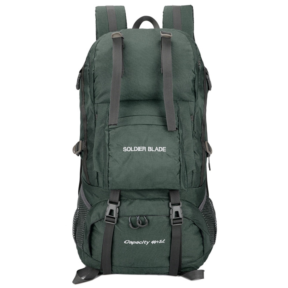 50l camping vandring ryggsäck stor kapacitet bergsklättring pack vattentät män nylon ryggsäck rese pack utomhus sportväska