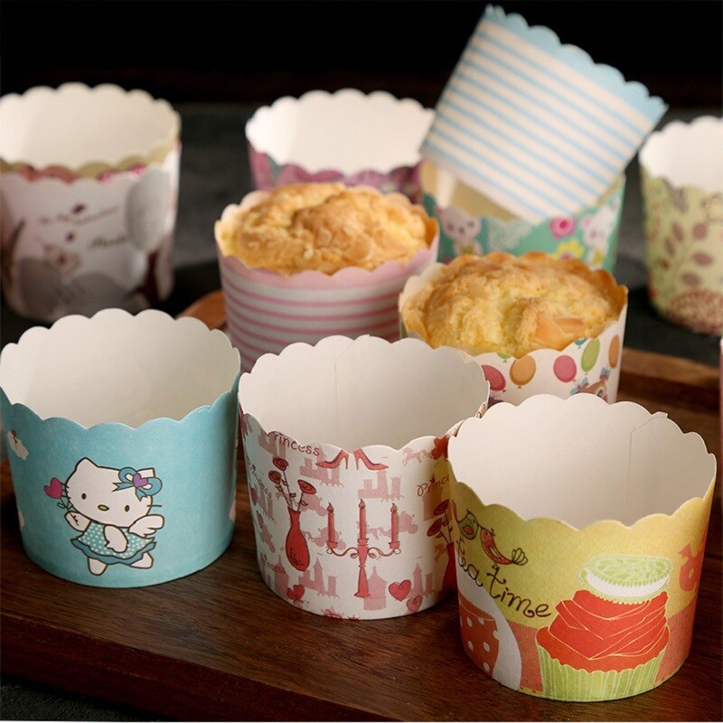 Hittebestendig Cake Paper Cups Muffin Cup Oven Huishoudelijke Bakvorm Materiaal Maat