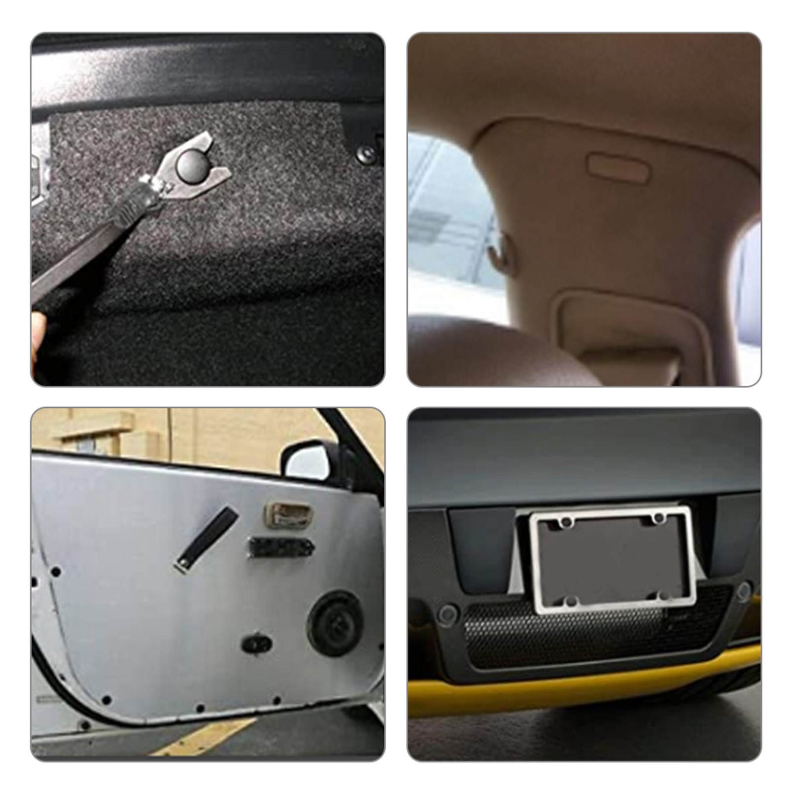 Clip per rivestimento porta Rivetti per paraurti per rivestimento porta auto Viti a clip Clip di fissaggio per fissaggio a spinta