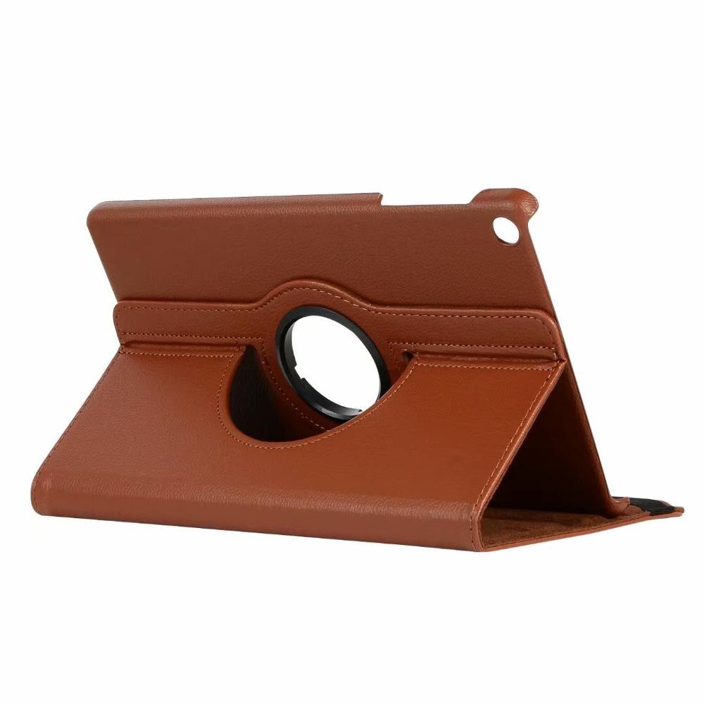 360 Rotating Case for Samsung Galaxy Tab A 10.1 T510 T515 Stand PU Leather Cover for SM-T510 SM-T515 10.1inch case+film+pen: zong se-xuan zhuan