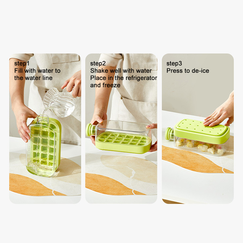 Molde para cubitos de hielo, máquina para hacer hielo con tapa, pajita para hacer hielo de alimentaria, hervidor de hielo de doble uso, patrón de hielo, suministros para Bar de cocina