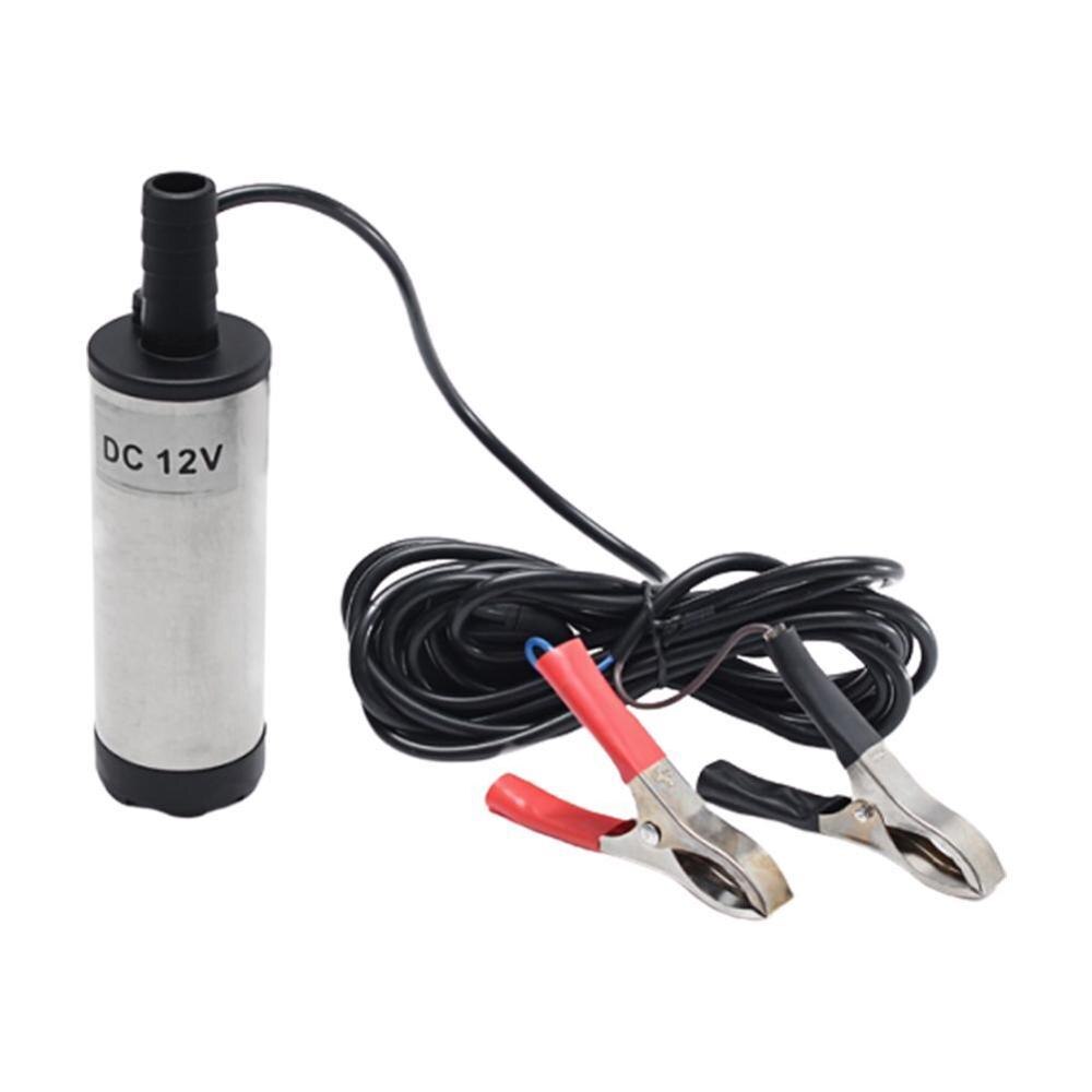 Bærbar mini 12 vdc rustfritt stål sølv elektrisk for pumping vannpumpe nedsenkbar elektrisk pumpe nedsenkbar dy  k9 e 9: Default Title